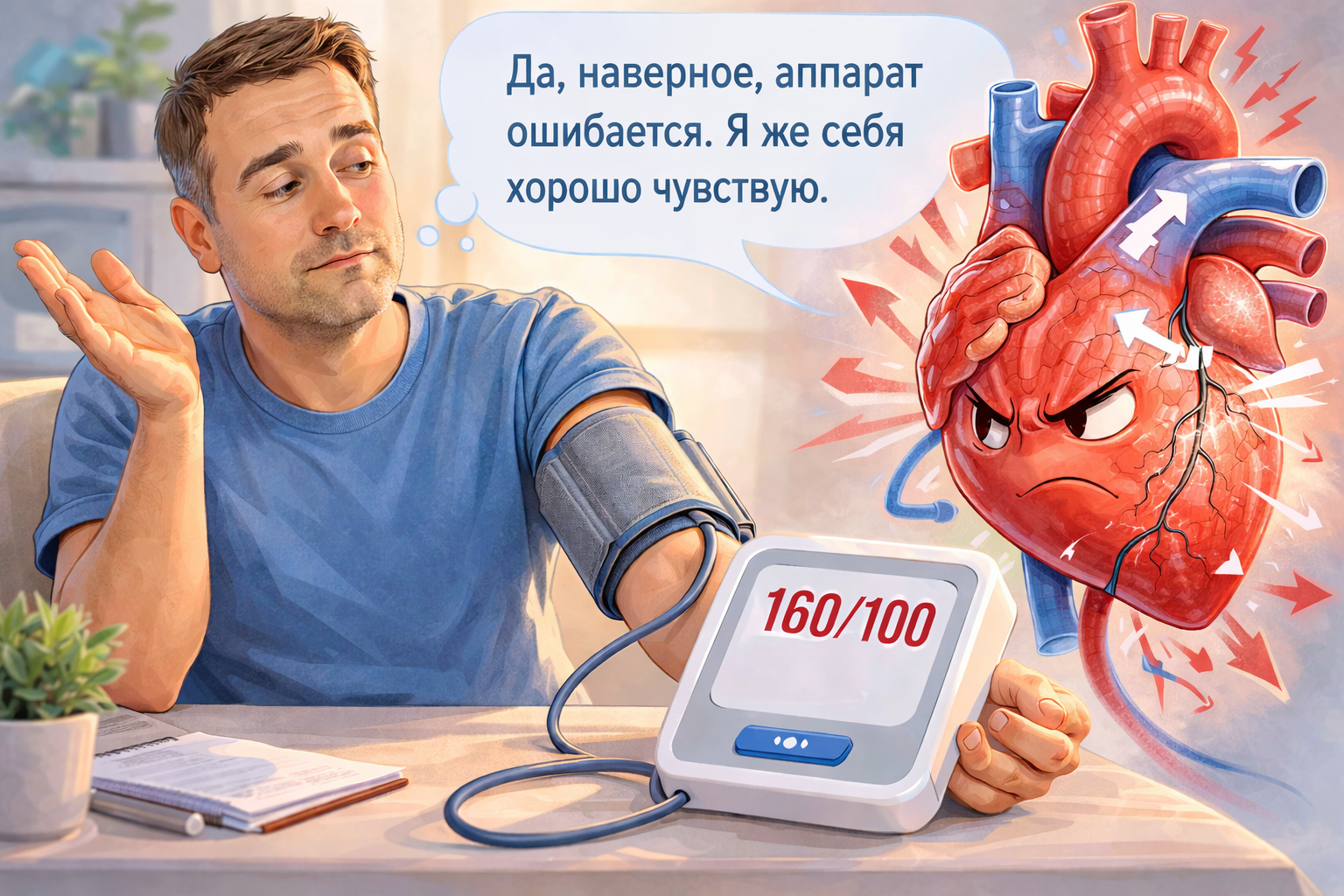 Давление поднимается? Организм пытается что-то сказать